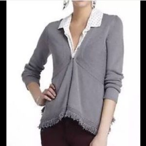 Anthropologie Sparrow gray cardigan